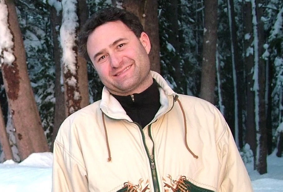 Ski instructor in the mountains